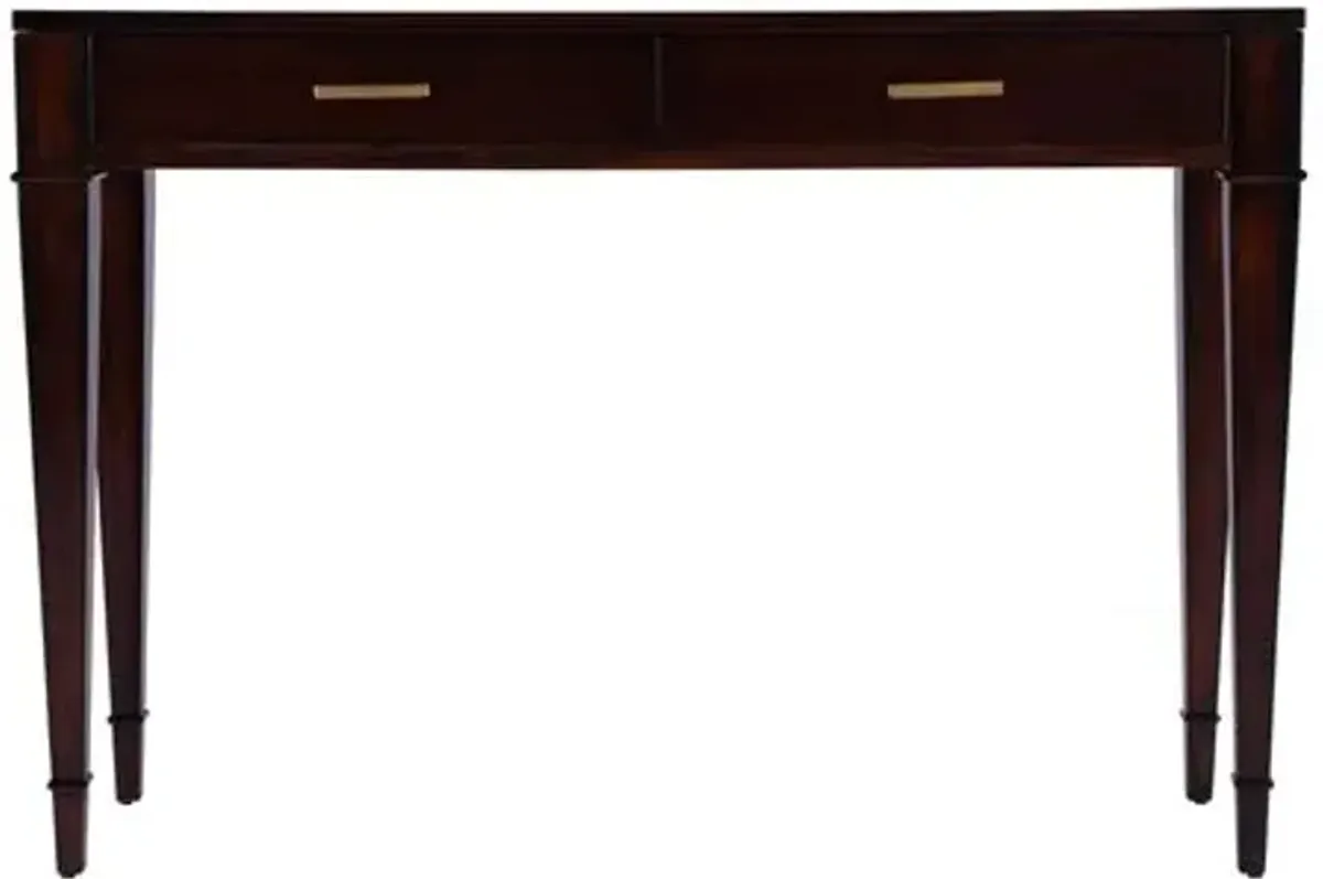 Norman 2-Drawer Console Table - Brown