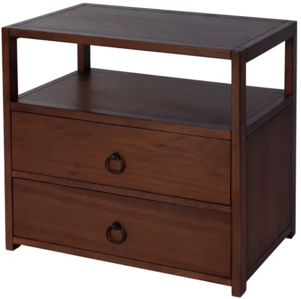 Sully 2-Drawer Wide Nightstand