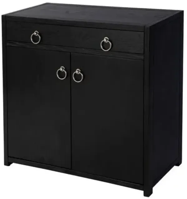 Sully 2-Door Cabinet - Black