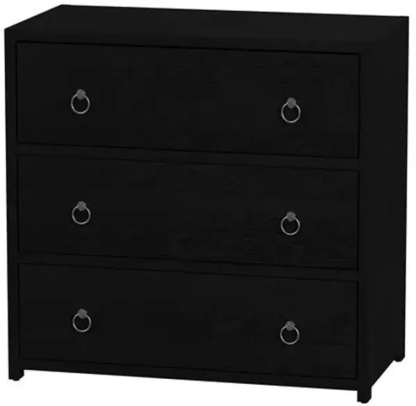 Sully 3-Drawer Chest - Black