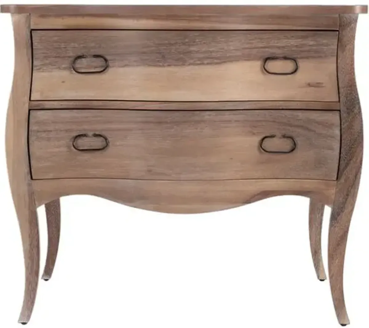 Elena 2-Drawer Chest - Brown