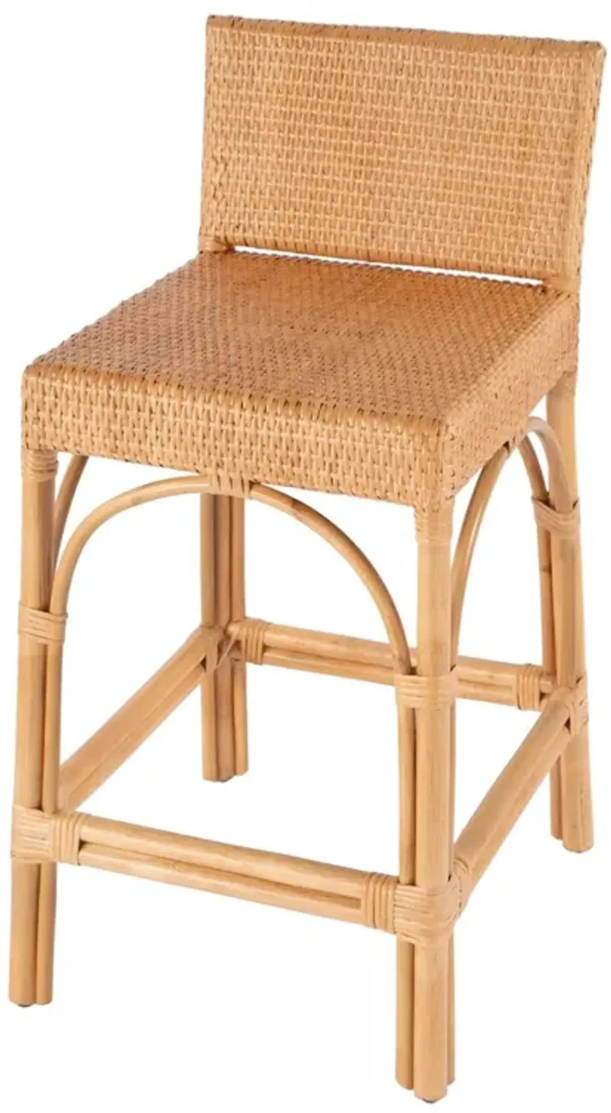 Isoldeia Rattan Counter Stool - Handcrafted
