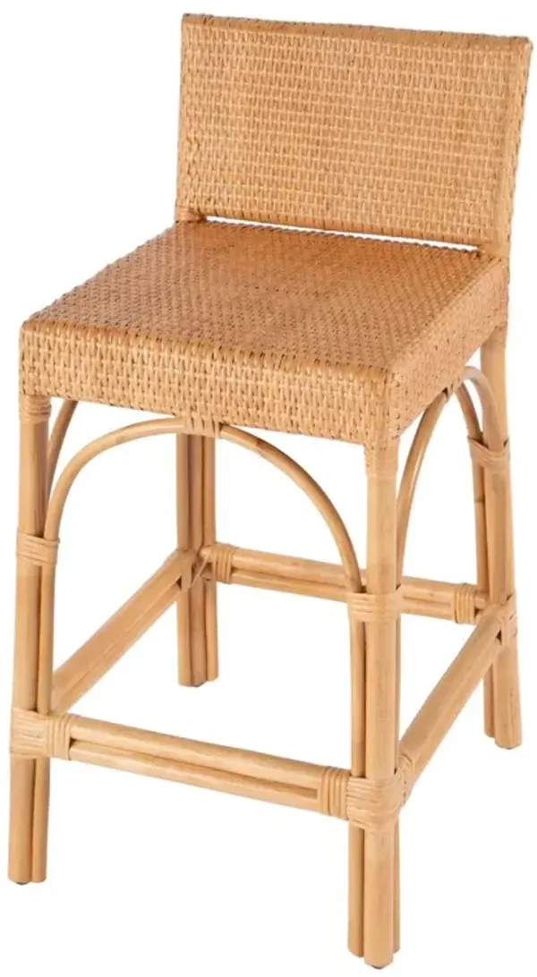 Isoldeia Rattan Counter Stool - Handcrafted