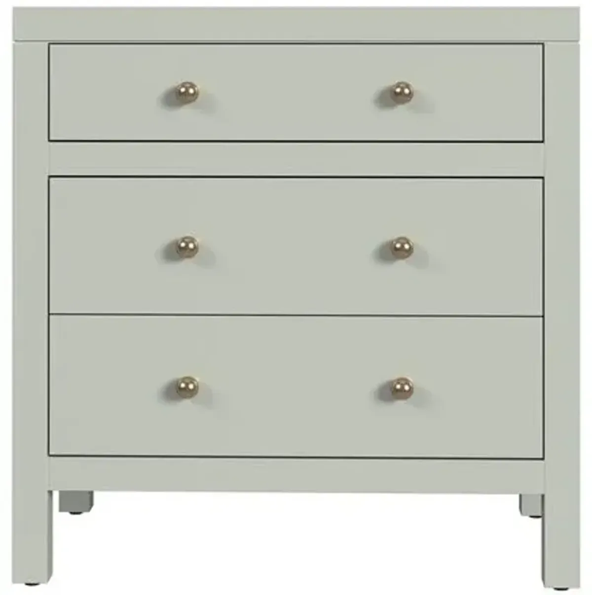 Charlie 3-Drawer Nightstand
