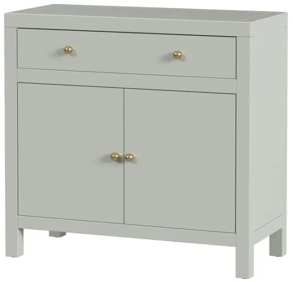 Charlie 31"W 1-Drawer 2-Door Accent Storage Cabinet - Green