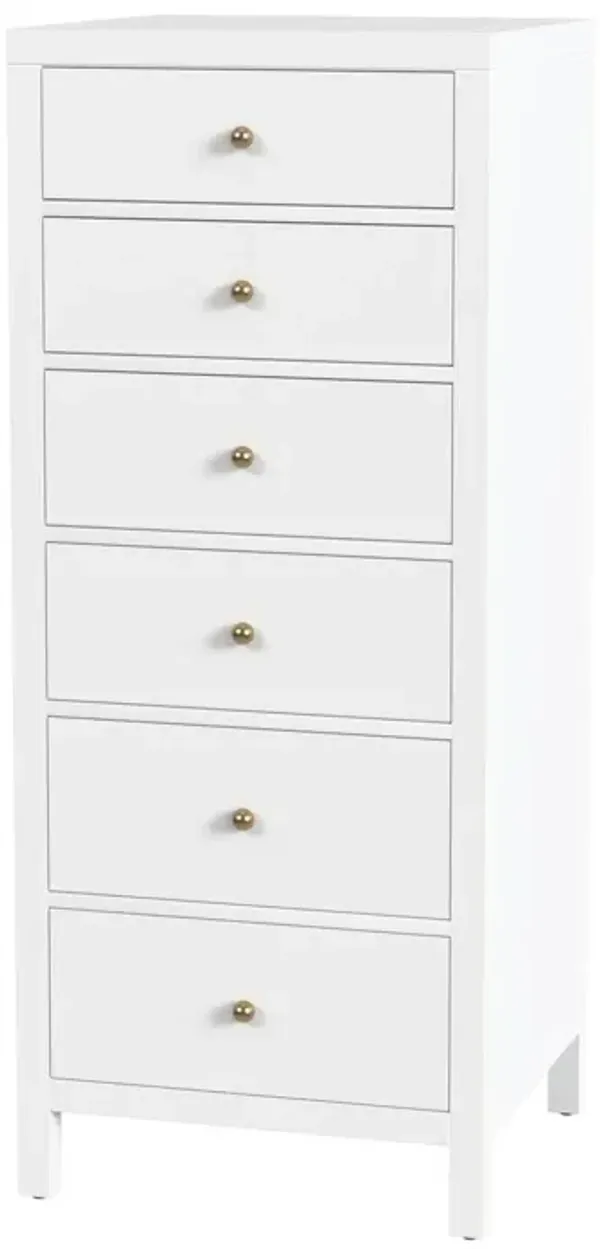 Charlie 6-Drawer Tall Lingerie Chest