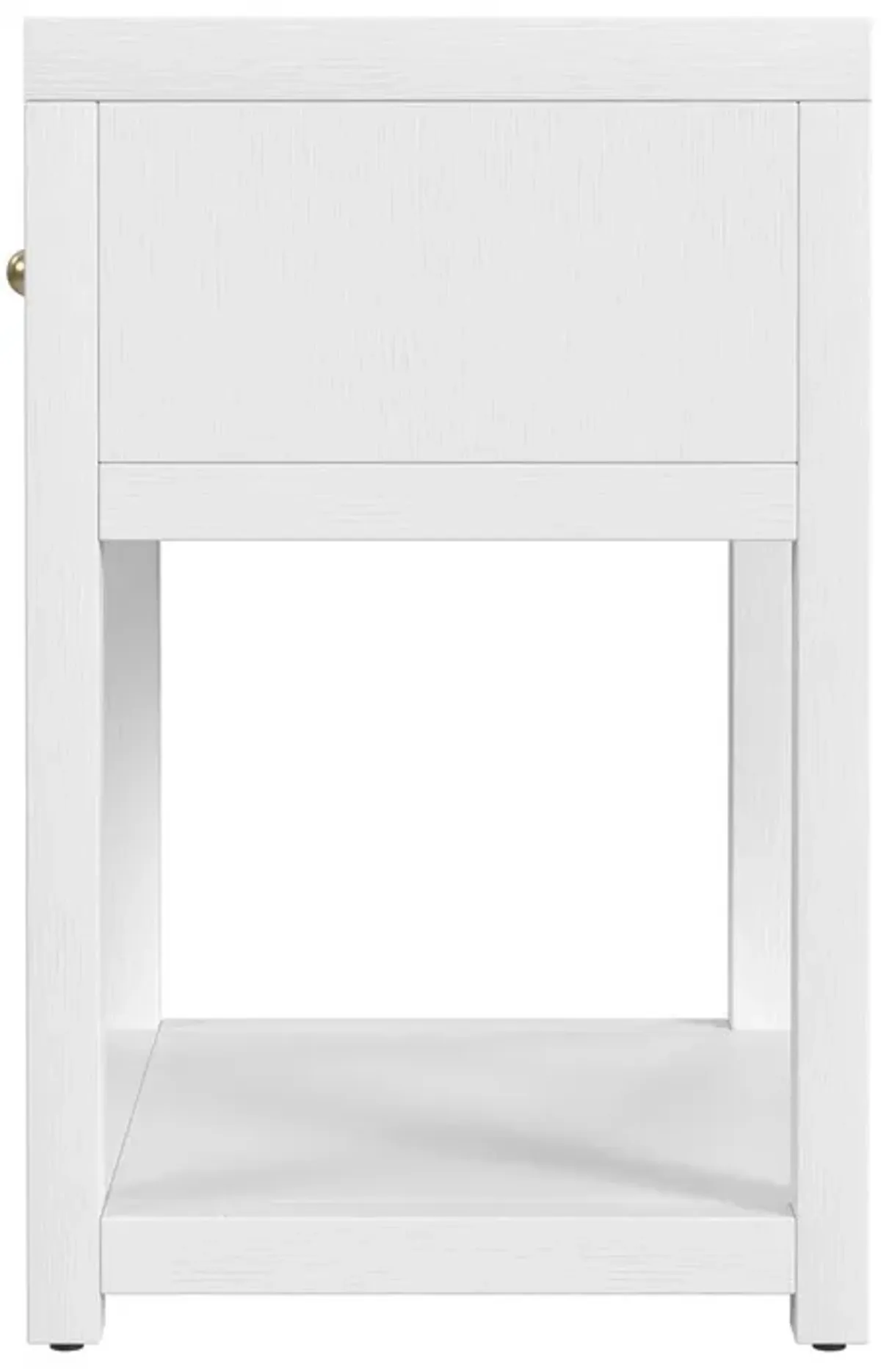 Charlie Small 1-Drawer Nightstand with Lower Open Shelf