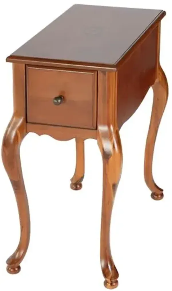 Virginia 1-Drawer End Table - Brown