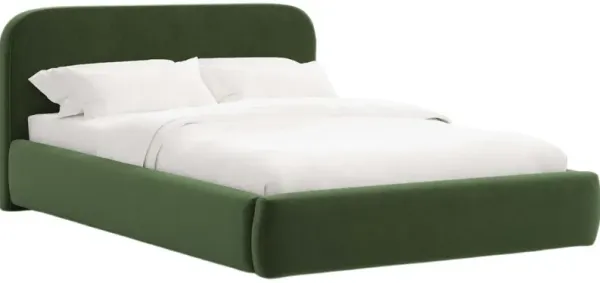 Luma Platform Bed, Performance Velvet