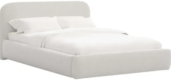 Luma Platform Bed, Performance Velvet