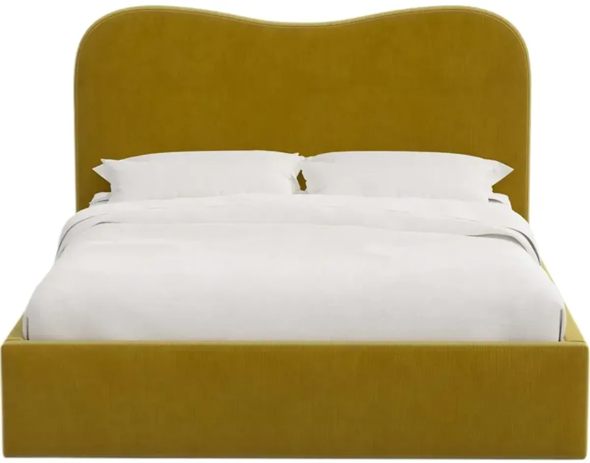 Cielo Platform Bed, Performance Velvet