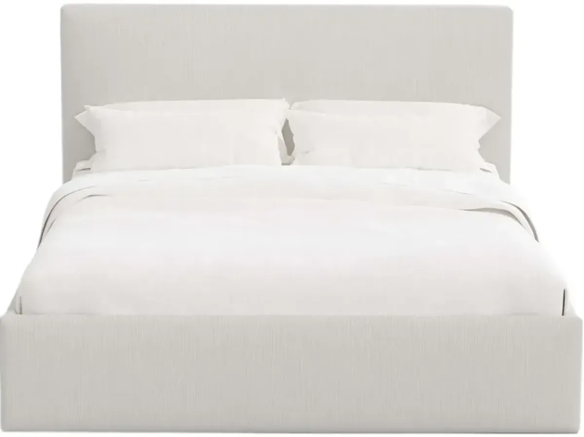 Solaro Square Low Platform Bed, Performance Velvet
