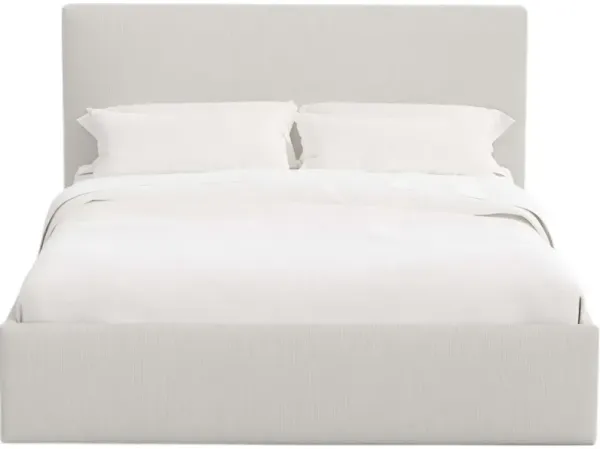 Solaro Square Low Platform Bed, Performance Velvet