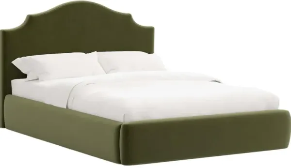 Seraphine Platform Bed, Performance Velvet