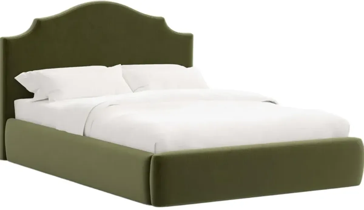 Seraphine Platform Bed, Performance Velvet