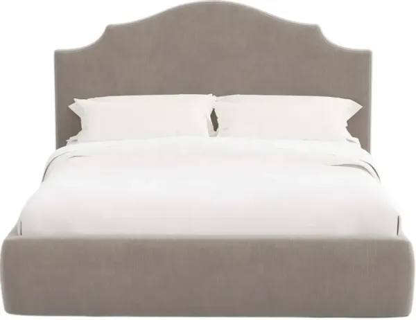 Seraphine Platform Bed, Performance Velvet