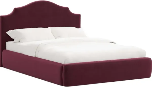 Seraphine Platform Bed, Performance Velvet