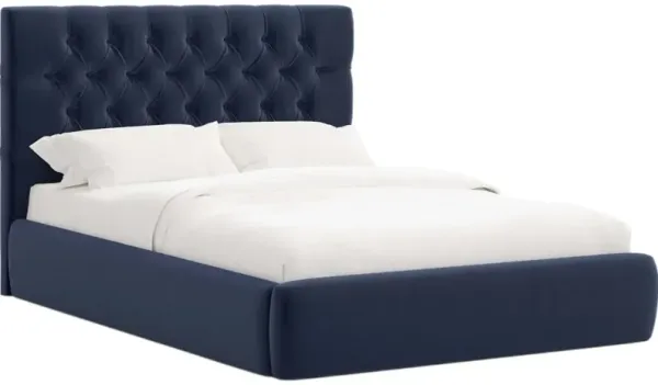 Aveline Tufted Platform Bed, Performance Velvet