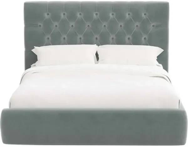Aveline Tufted Platform Bed, Performance Velvet