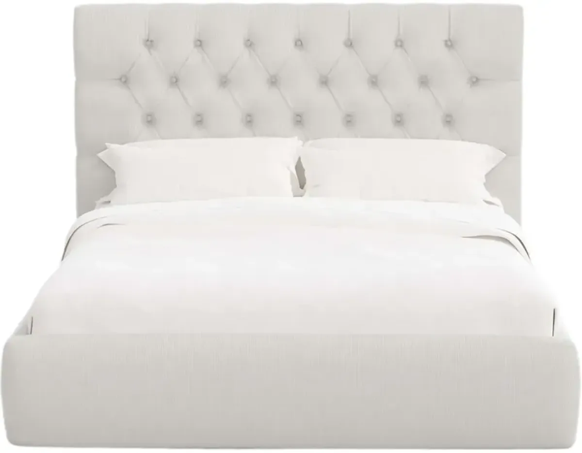 Aveline Tufted Platform Bed, Performance Velvet