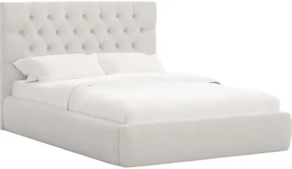 Aveline Tufted Platform Bed, Performance Velvet