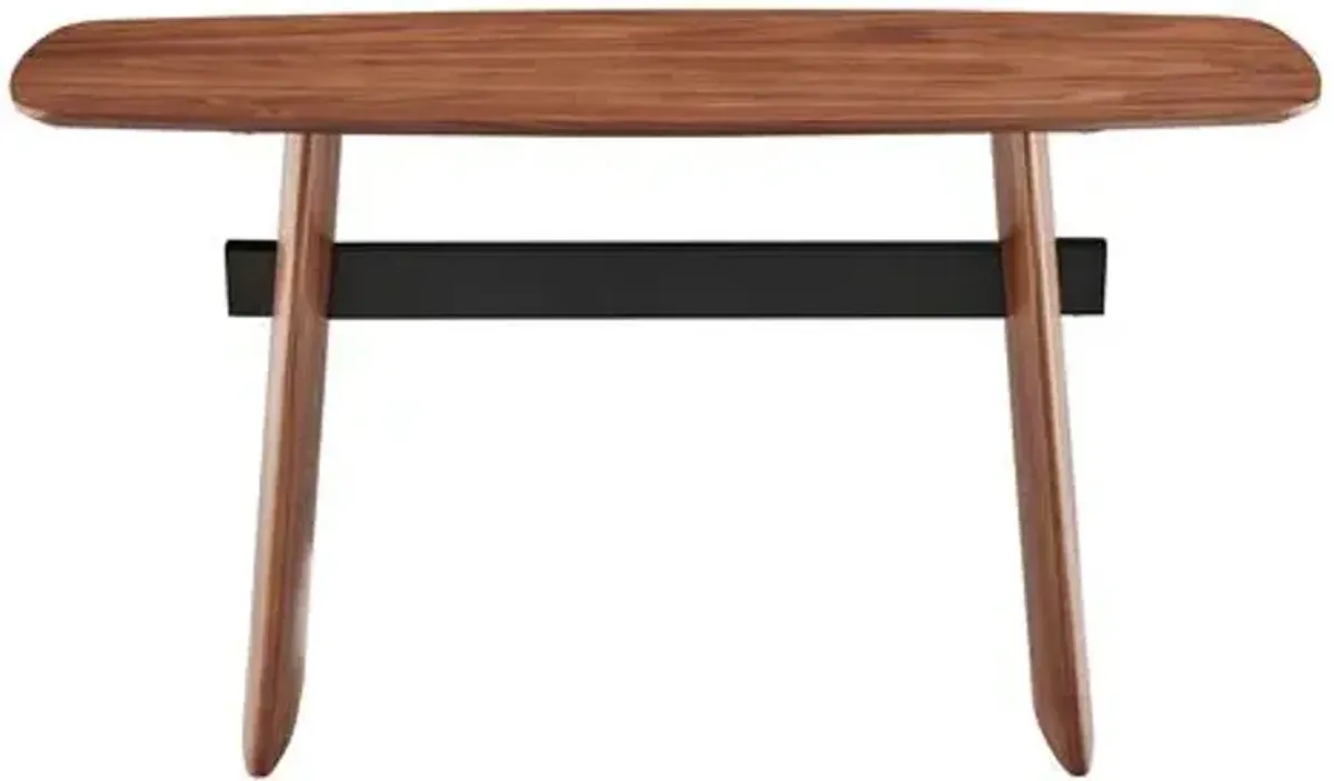 Drevin 55" Console Table - Walnut - Brown