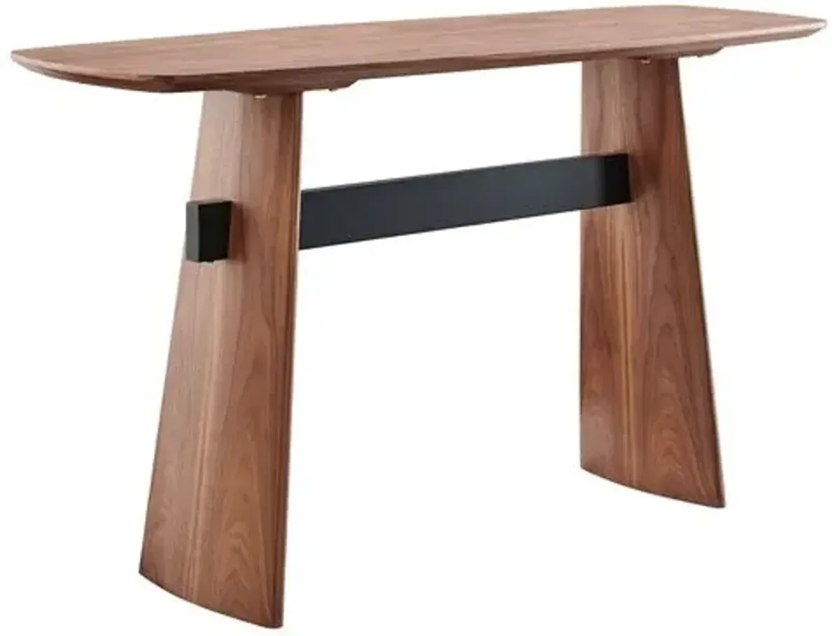 Drevin 55" Console Table - Walnut - Brown