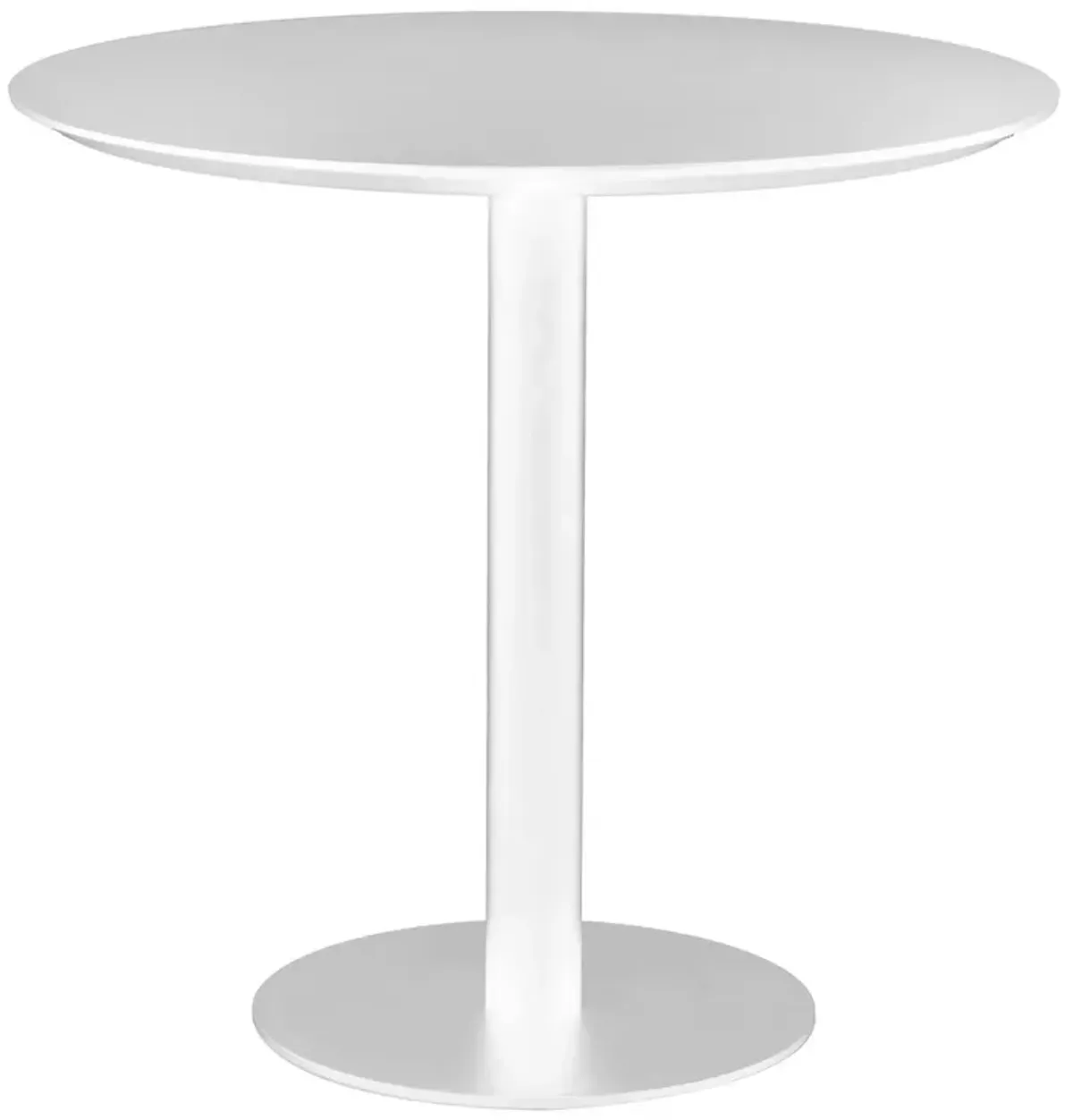 Rynar 32" Round Bistro Table, White