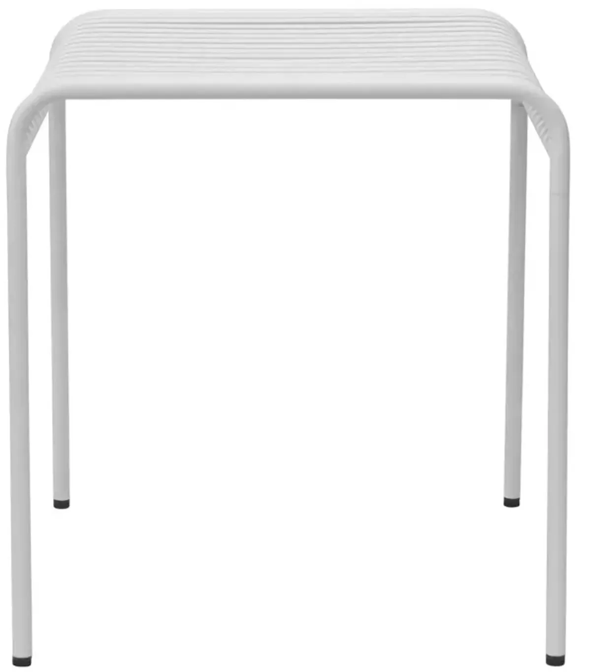 Serys 28" Outdoor Dining Table, White