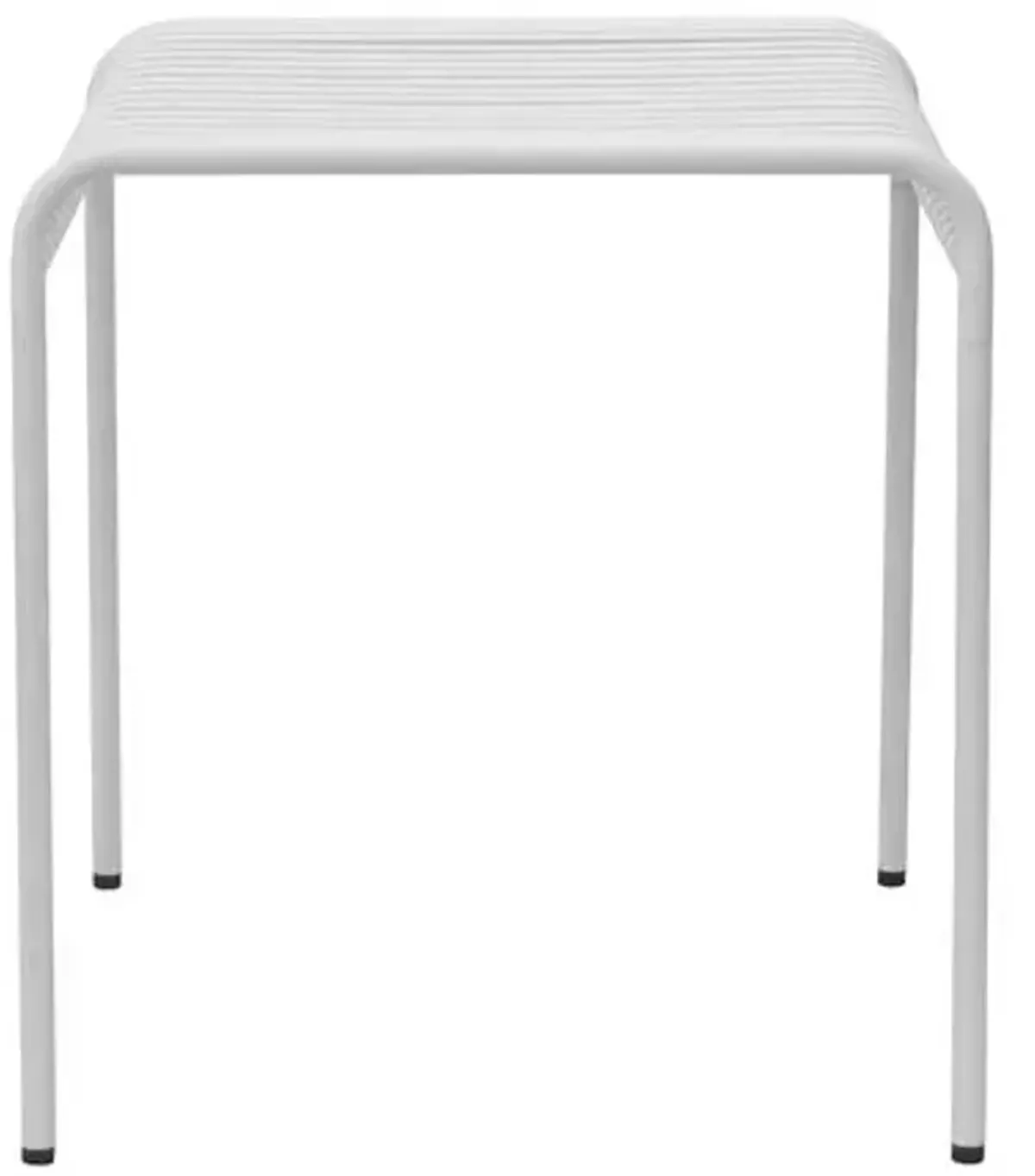 Serys 28" Outdoor Dining Table - White