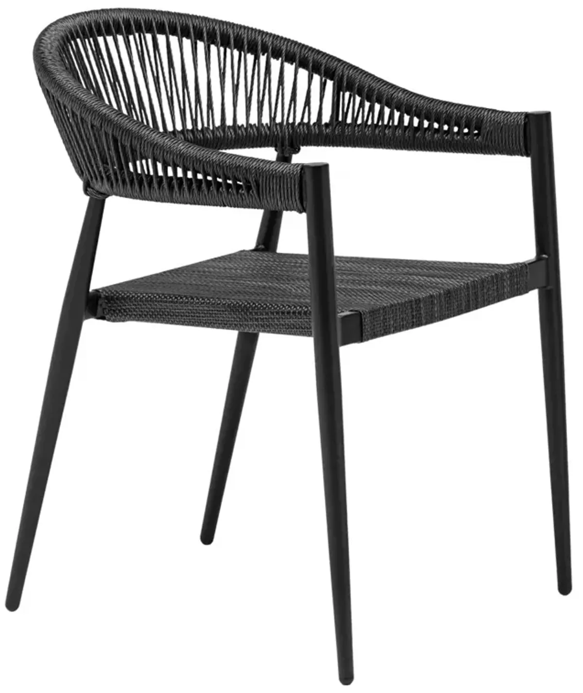 S/2 Veyra Rope Back Outdoor Armchairs