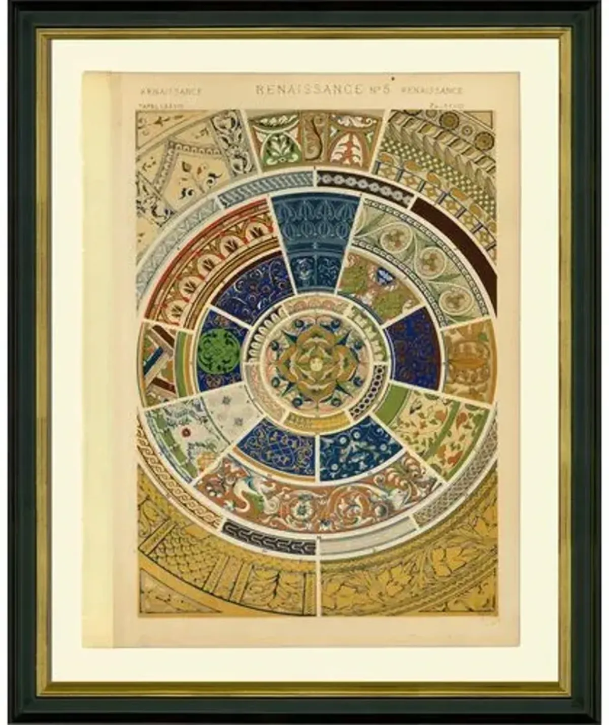 Renaissance No. 5 Art Print - 21" x 17" - Black