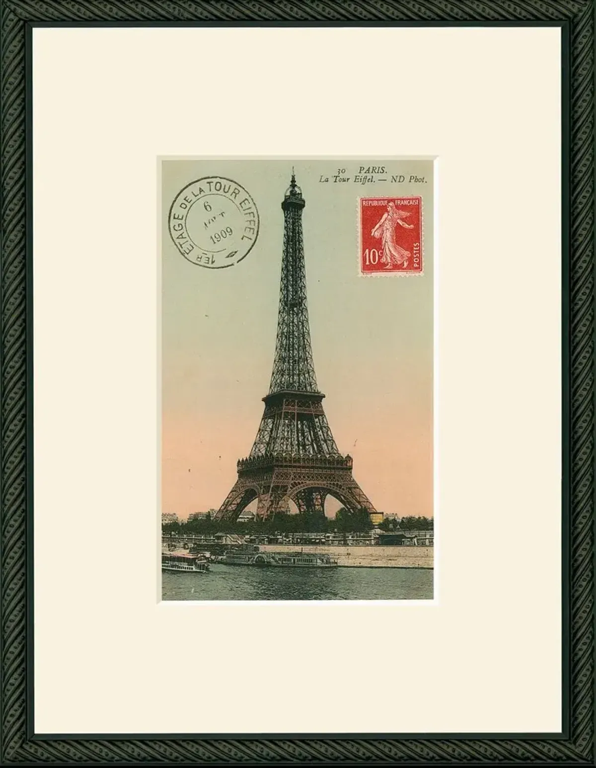 Paris Eiffel Tower Art Print, 15" x 11.75"