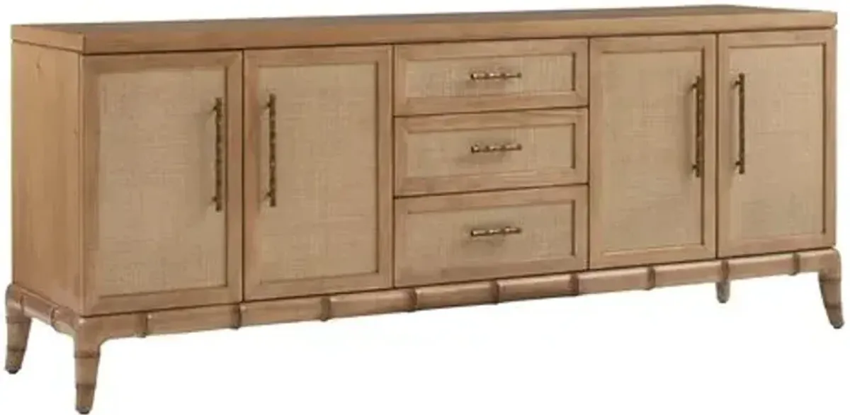 Commodore Media Console - Sunwashed - Tommy Bahama - Brown