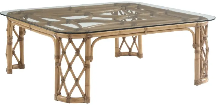 Coral Reef Square Cocktail Table, Sunwashed
