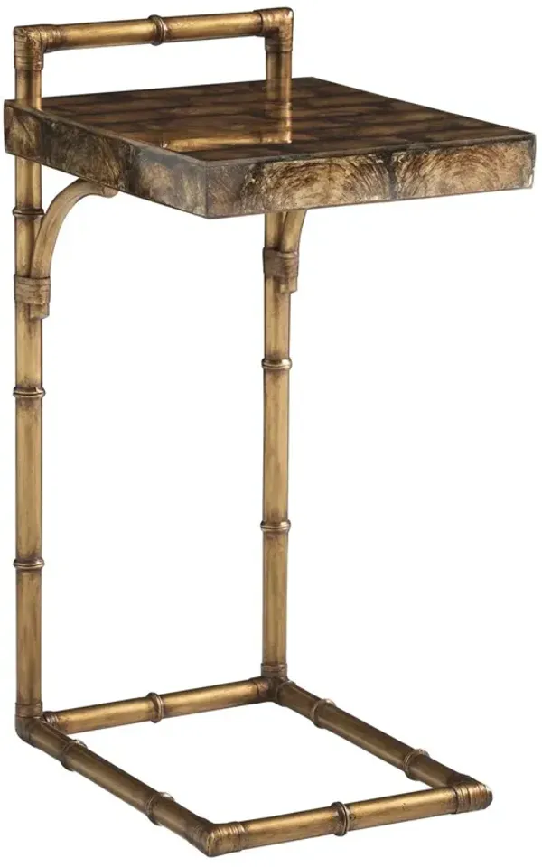 Yellowfin Accent Table, Brown/Burnished Bronze