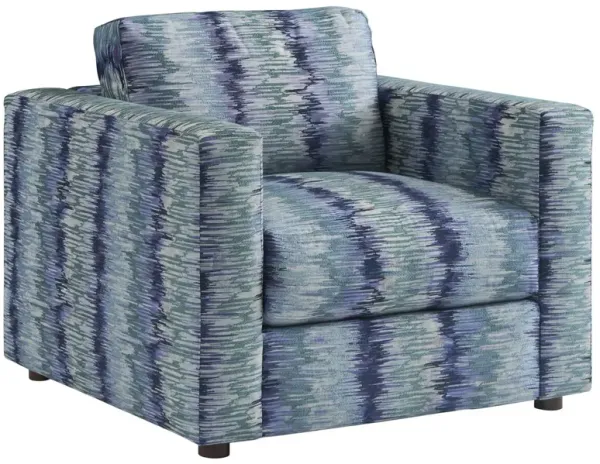 Granville Chair, Textured Blue/Aqua