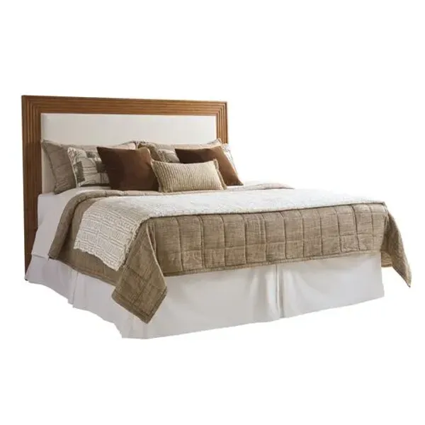 Pendry Upholstered Headboard - Sierra Tan/White/Ivory - Lexington