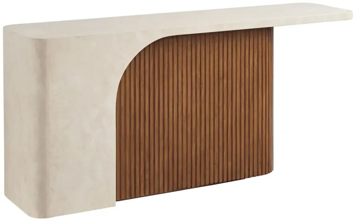 Seabourne Console Table, Sierra Tan/Cream