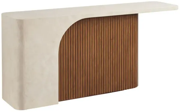 Seabourne Console Table, Sierra Tan/Cream