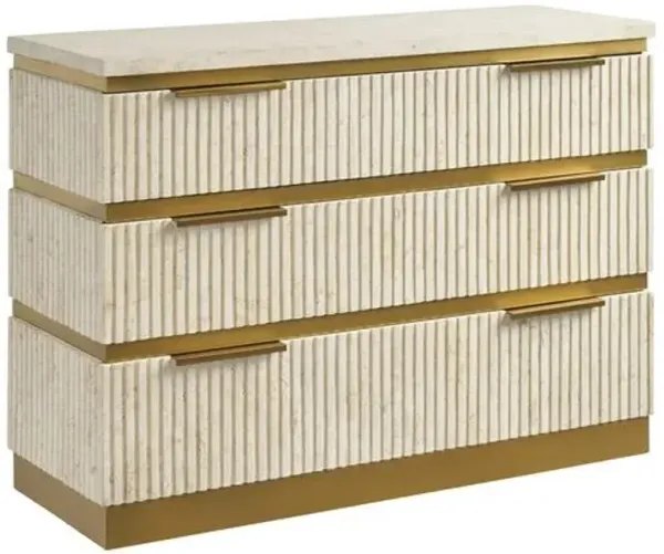 Montage Stone Hall Chest - Cream - Lexington - Multi