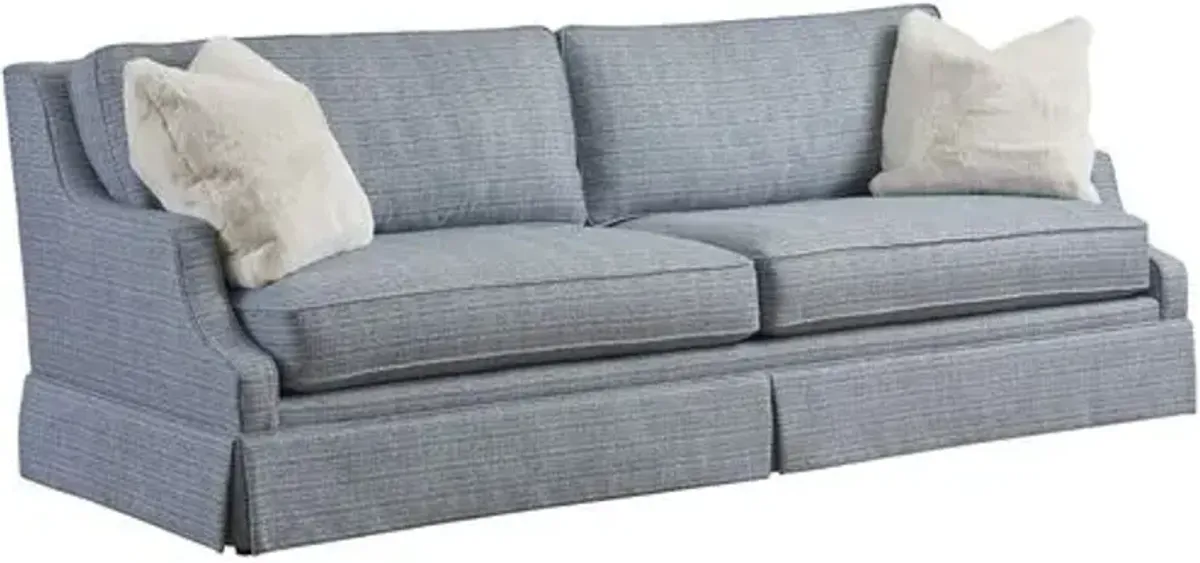 Barnaby Sofa - Textured Blue/Aqua - Lexington