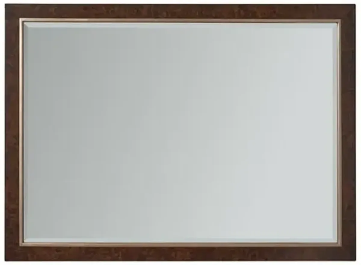 Barnett Wall Mirror - Walnut Burl - Lexington