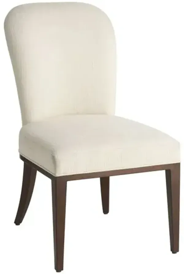 Lambeth Upholstered Side Chair - White/Ivory - Lexington