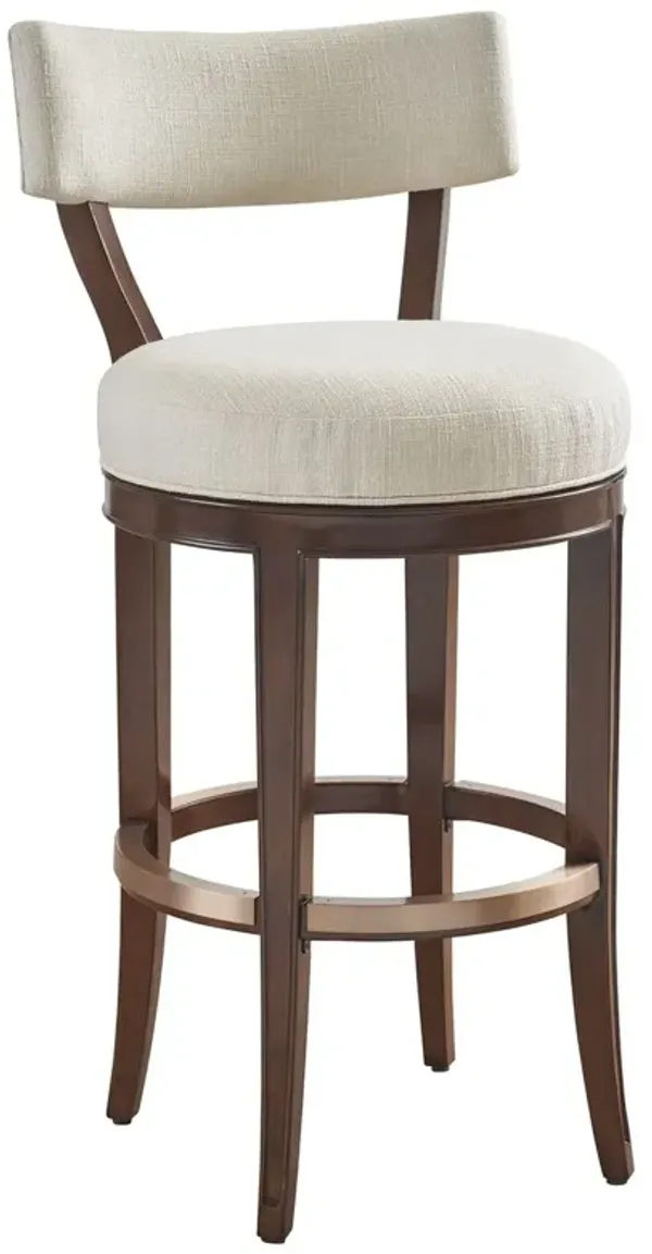 Giles Bar Stool, Brown