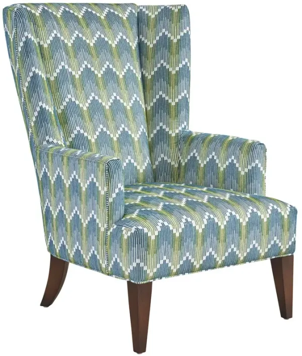 Brockton Wing Chair, Geometric