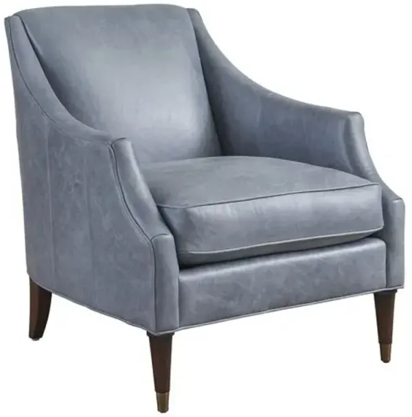 Kerney Leather Chair - Gray - Lexington