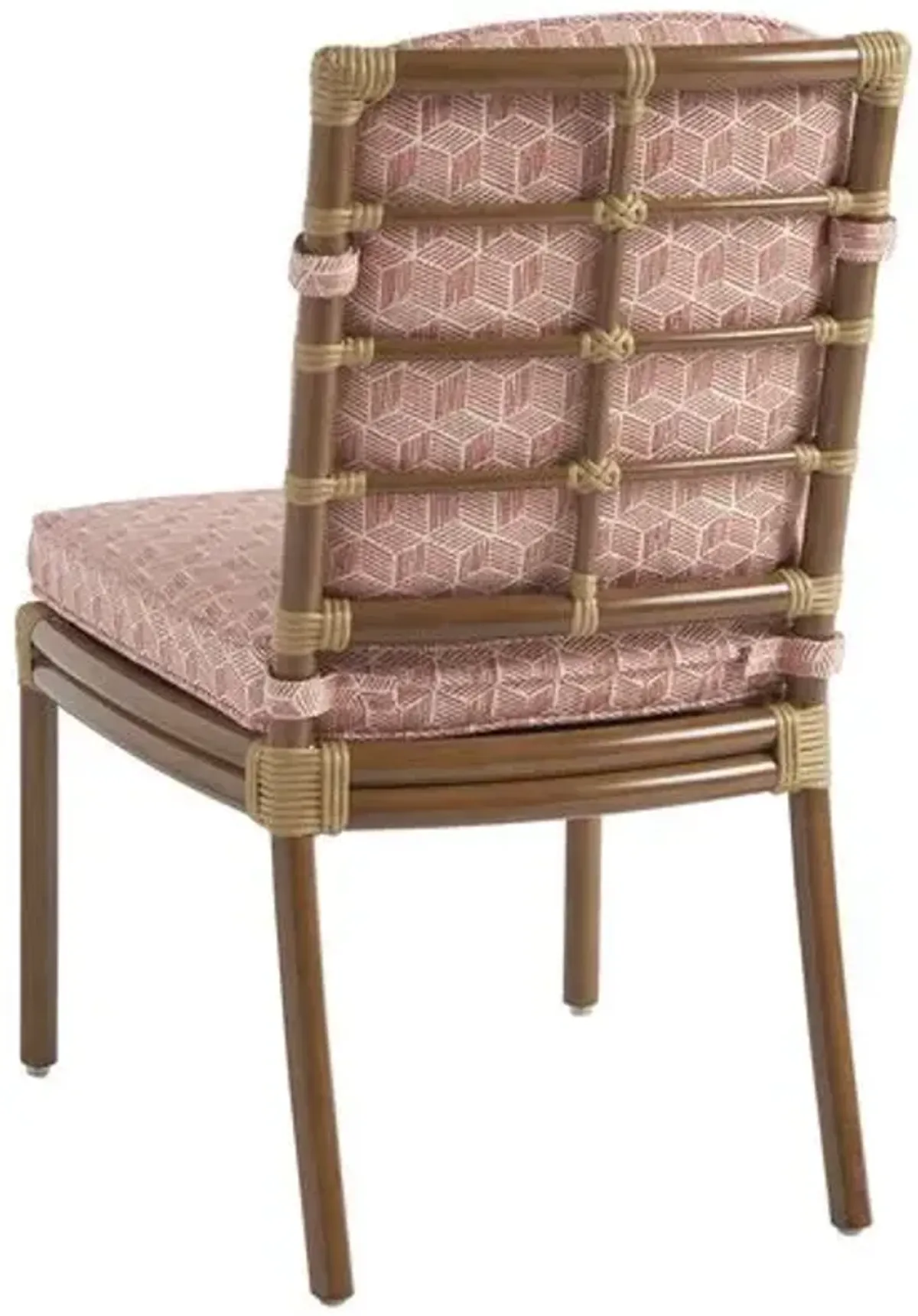 Sandpiper Bay Outdoor Aluminum Dining Side Chair - Geometric Red/Pink - Tommy Bahama