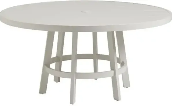 Seabrook Outdoor 60" Aluminum Round Dining Table - Ivory - Tommy Bahama