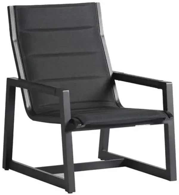 South Beach Outdoor Aluminum Occasional Chair - Graphite - Tommy Bahama - Gray